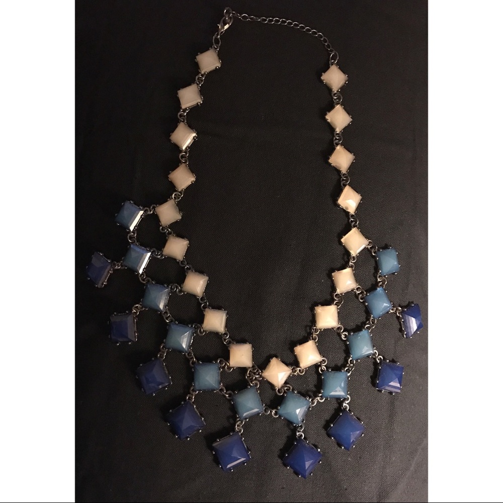 Ombre statement necklace